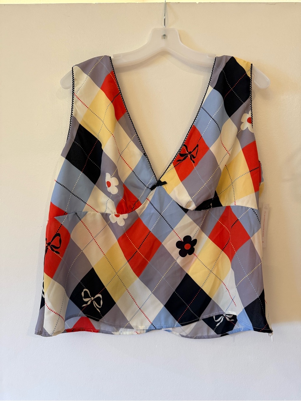 NWT Lisa Says Gah The Lia in Cirque Argyle - Picture 3 of 8